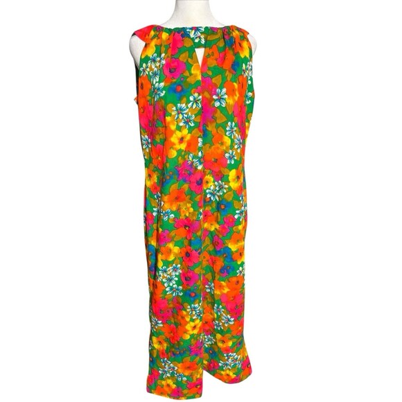 Sun Fashions Honolulu Hawaii Vintage Hawaiian Flower Dress - Picture 1 of 16